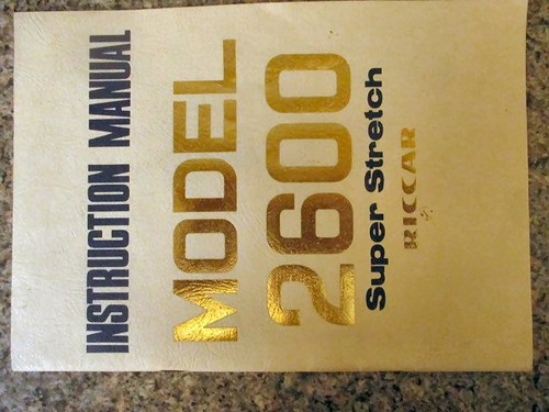 Riccar 2600 super - riccar, stretch