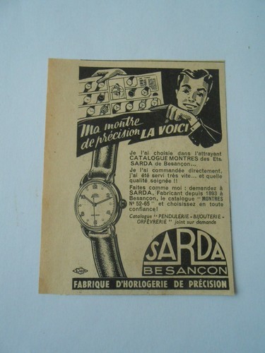 Publicité advertising 1952