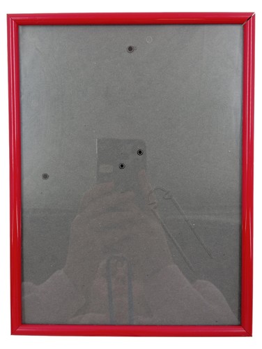 Cadre photo rouge - photo, cuir