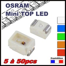 5 à 50pcs LED CMS OSRAM mini TOP LED (TL) dispo blanc, rouge, orange, vert, bleu