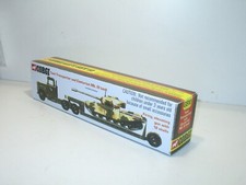 n88, Boite camion mack tank transporter, porte char militaire CORGI TOYS repro