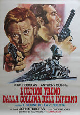 "LE DERNIER TRAIN DE GUN HILL /LAST TRAIN FROM GUN HILL" Affiche italie entoilée