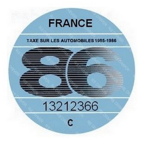 Vignette 1986 france - vignette,