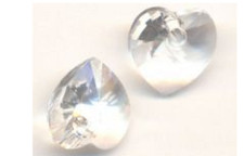 6 COEURS SWAROVSKI® ELEMENTS 6228 10.3 X 10 CRYSTAL X 6