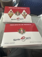 Coffret série euro Monaco 2025 8 pièces 1 centime à 2 euro nouvelle face