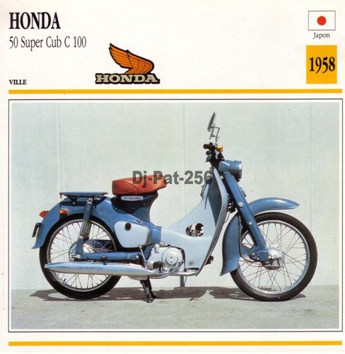 Fiche moto honda 50 - fiche,