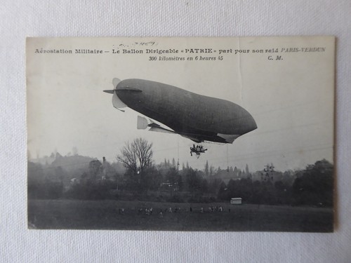 Carte postale aerostation - carte,