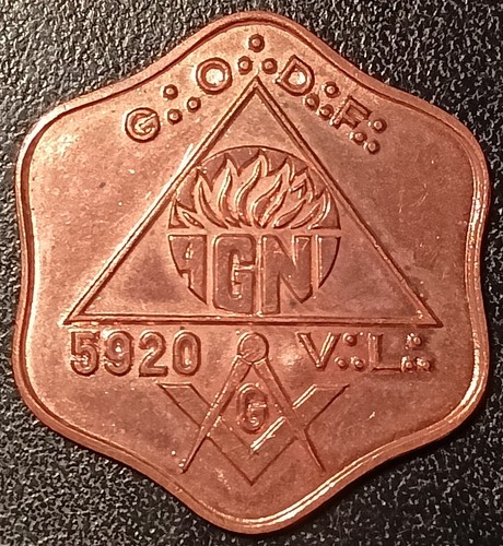 Franc maçonnerie jeton de - franc-maçonnerie,