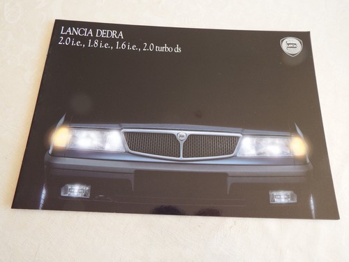 Ancienne brochure lancia dedra - ancienne,