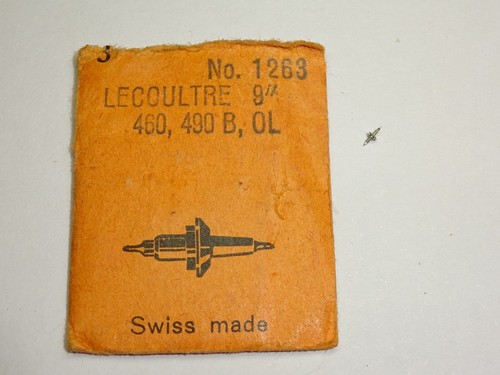 Lecoultre balance staff 460