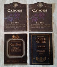 Lot de  4 ETIQUETTES anciennes