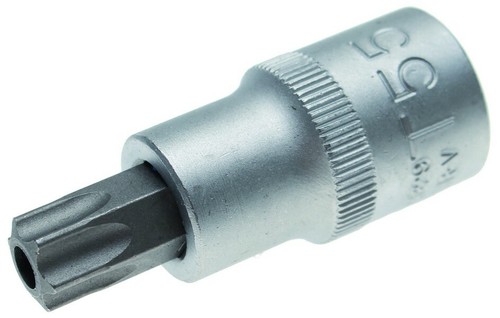 Douille torx mâle - douille, percé