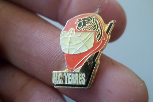 Badge pin broche hockey - pin, sur