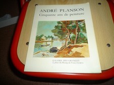 André PLANSON 50 ans d peinture galerie des granges Genève expo de 1972
