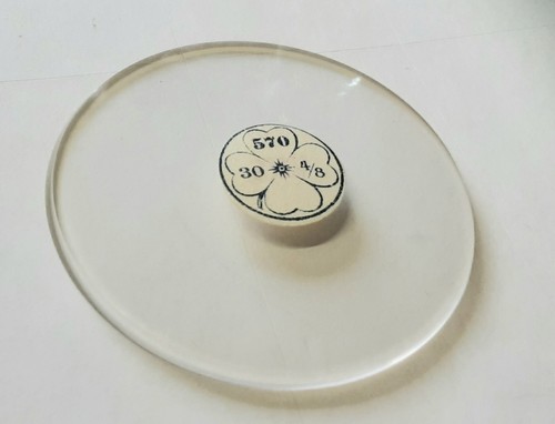 Verre montre biseaute - de,