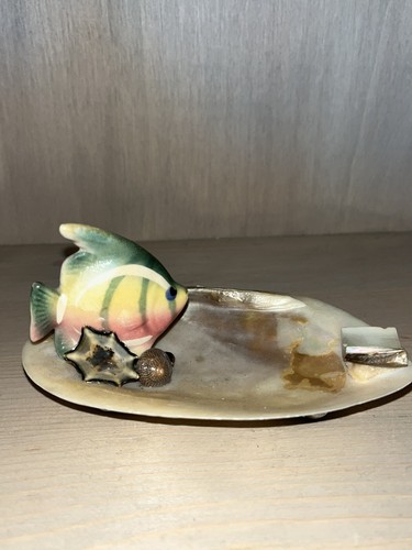 Cendrier ancien coquillage - ancien,