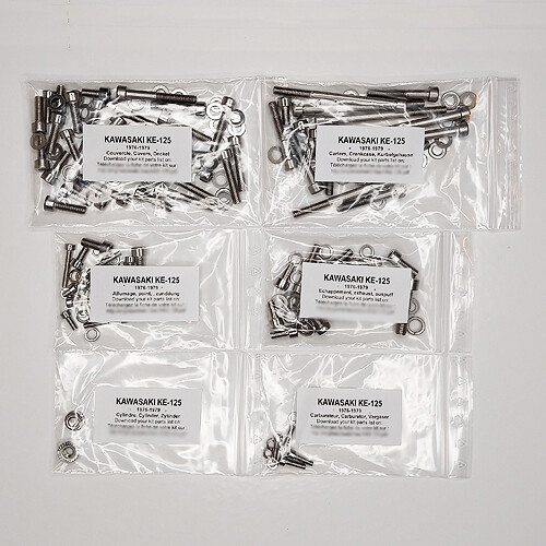 Kawasaki 125 1975 1979 kit - 125, 1975-1979