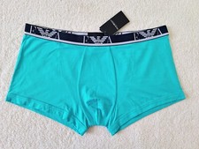 EMPORIO ARMANI BOXER HOMME TAILLE XXL COLORIS BLEU TURQUOISE 95% COTON REF 8P715