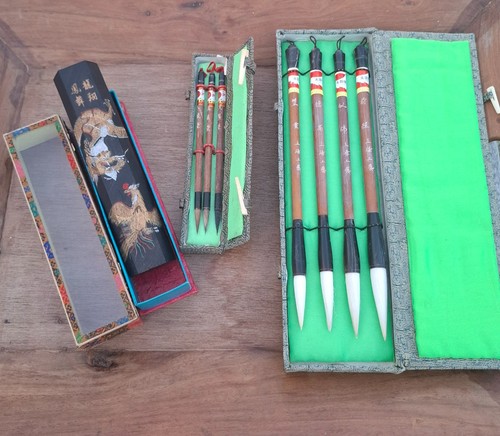 Lot calligraphie chinoise 7 - chinoise,