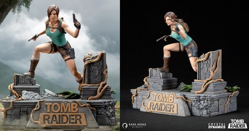 Tomb raider lara croft set - tomb,