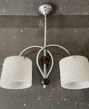 ART DECO PETIT LUSTRE CHROME