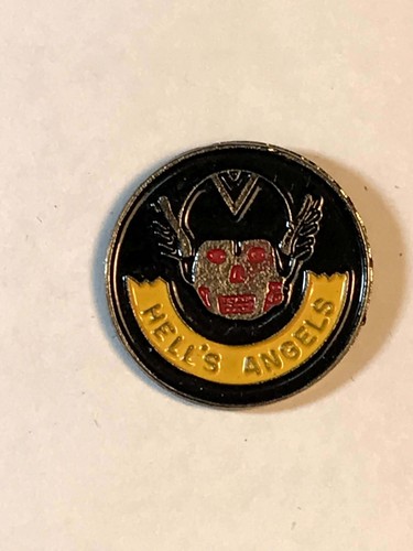 Pin black moto riders - pin,