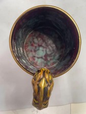  Cache pot dit pichet Du Roy Gradlon en faïence de Quimper signé Quillivic