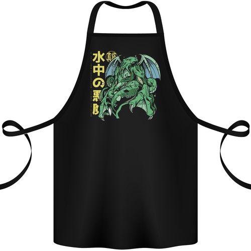 Tablier coton cthulhu - coton,