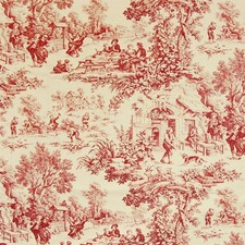 Tissu au mètre Toile de jouy
