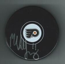 Mike Sillinger Signed Philadelphia Flyers Puck