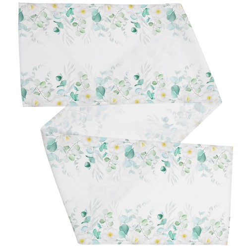 Feuille motif de fleurs - ,