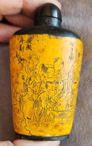 Tabatière chinoise riche - à,