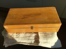 Mercerie ancienne ANCIENNE BOITE EN BOIS ÉPINGLES A CHEVEUX A CHAPEAUX 