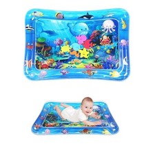 Tapis Eau Bebe Eveil, Tummy Time Tapis d'eau Bébé Gonflable, Tapis Sensoriel ...