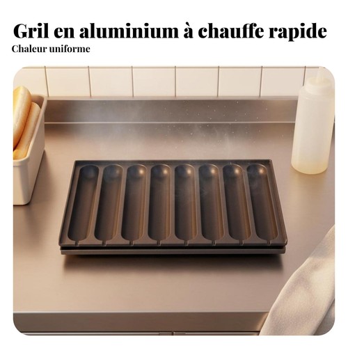 Moule saucisses cavités - à, 8