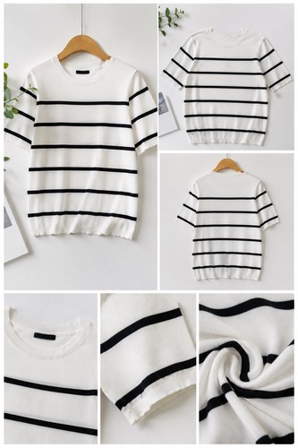 Top shirt maille fine - top,