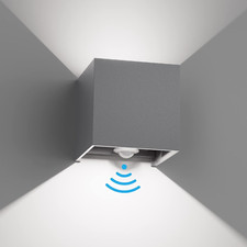 12W Applique Murale Extérieur Avec Détecteur De Mouvement,Ip65 Éclairage Mural E