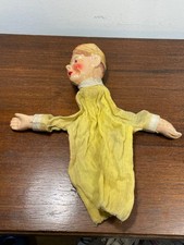 Ancienne Marionnette Guignol en Plâtre Sortie de Grenier (8-44/1)
