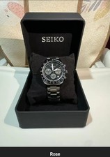 ??? Montre SEIKO Chronographe – Neuve, cadran noir B2853 NEUF avec boite ??