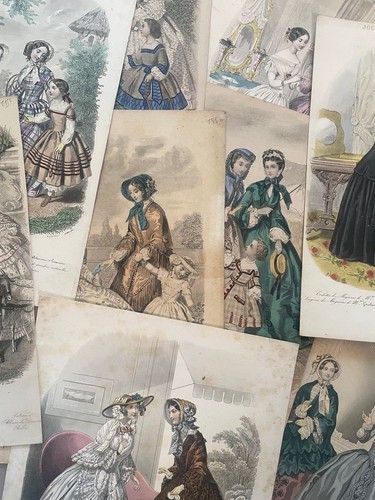 Lot gravures de mode - de,