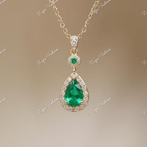 Collier pendentif nature poire - pendentif,