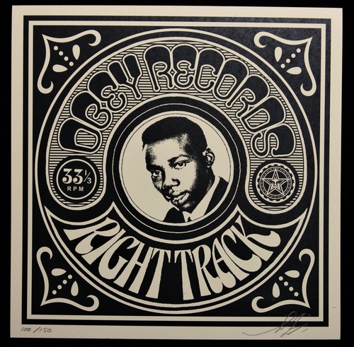 Shepard fairey dance floor - shepard,