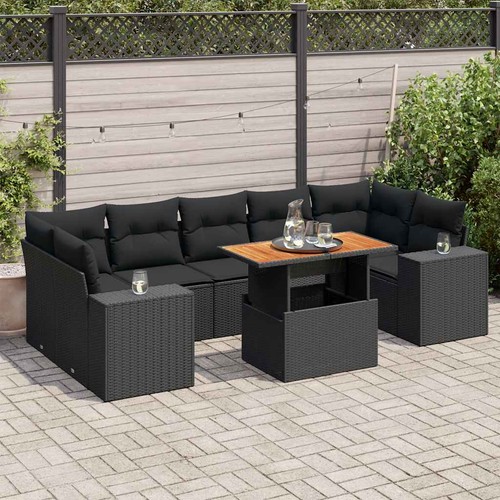 Salon jardin avec coussins - salon,
