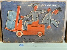 Antheaume  Circa 1950	Affiche Originale prévention industrielle