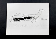 PHOTO AVION LOCKHEED AIRCARFT AIRPLANE US AIR FORCE DESSIN MAQUETTE BUS CA 24x18
