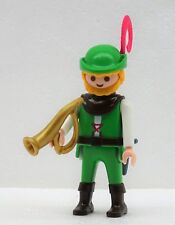 Chasseur Pilote Avec Corne de Playmobil Pour Jagdgesellschaft 3628 Robin' - RAR