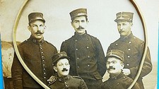 RARE GROUPE MILITAIRES TOULON