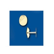 Boutons de manchette ovales en
