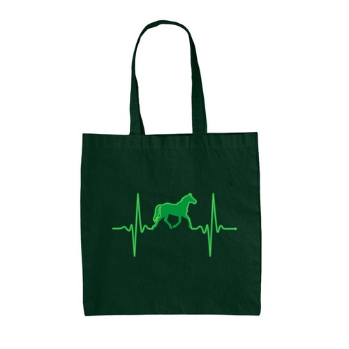 Sac tote toile heartbeat - tote,