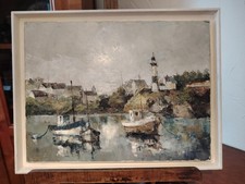 Tableau Ancien signé Marine